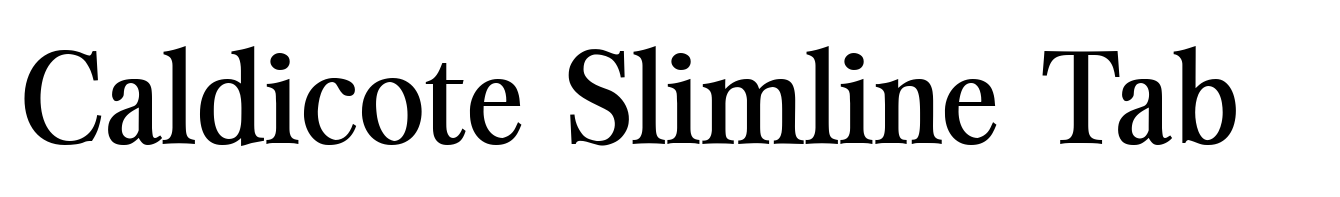 Caldicote Slimline Tab